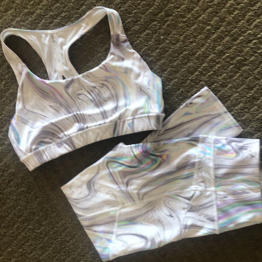 Athleta Leggings & Matching Bra